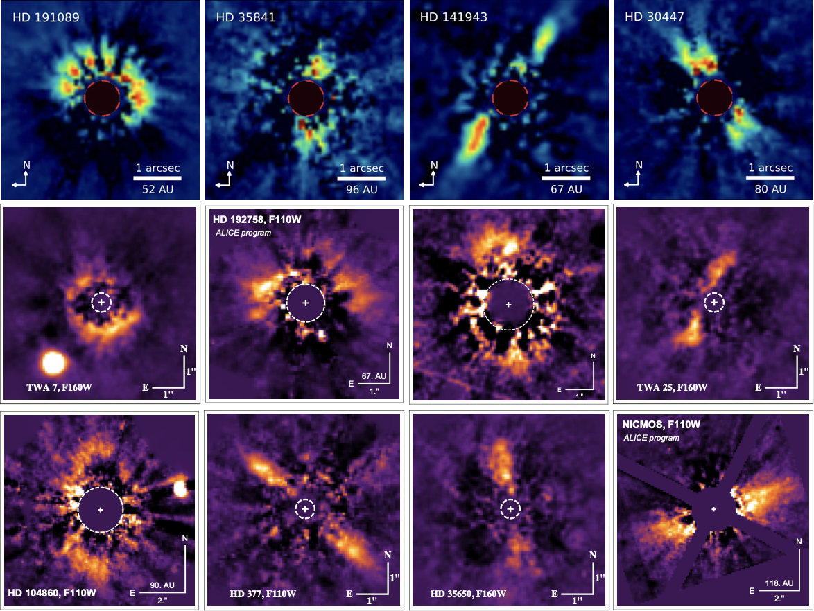 ALICE Debris Disk Gallery